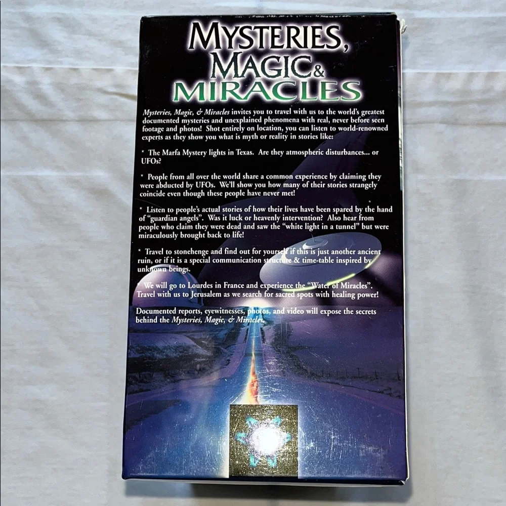 Mysteries, Magic & Miracles Video VHS Collection Set of 10